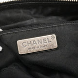 【6fc3694】シャネル ハンドバッグ ワイルドステッチ キャビアスキン ブラック シルバー金具【中古】レディース