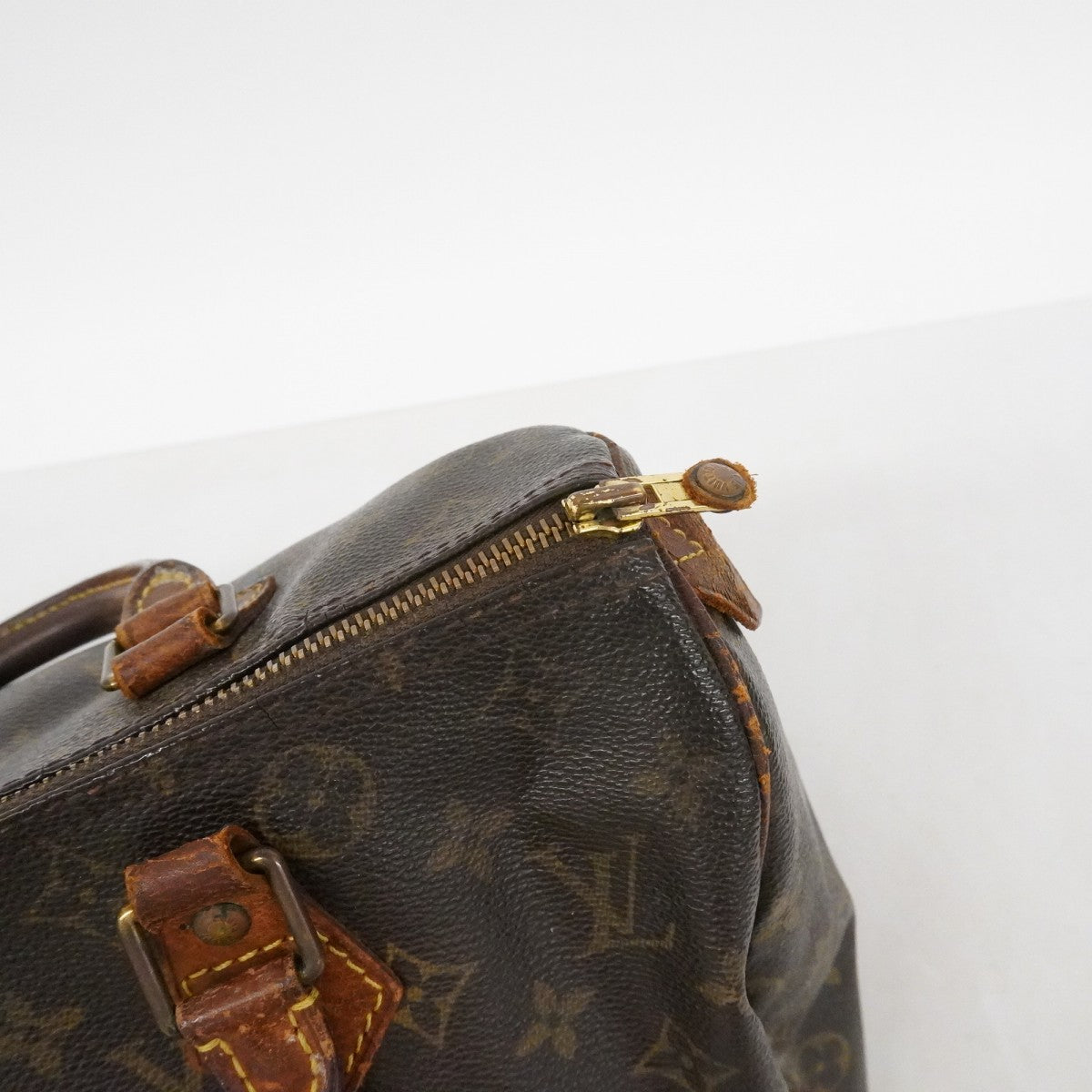 【6fc3710】ルイヴィトン ハンドバッグ モノグラム スピーディ30 M41108 ブラウン【中古】レディース