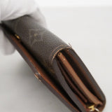 【6fc3713】ルイヴィトン 財布 モノグラム ポルトモネビエトレゾール M61730 ブラウン【中古】レディース