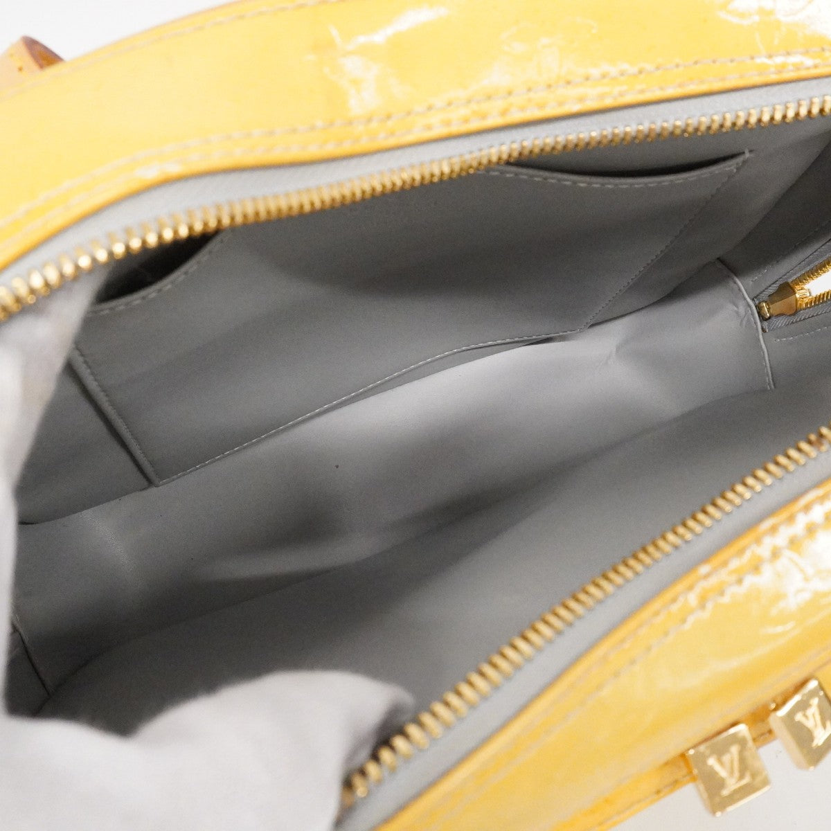 【6fc3730】ルイヴィトン リュック・デイパック ヴェルニ マーレイ M91038 グリ【中古】レディース
