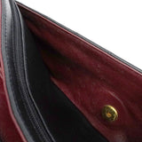 【6fc3750】シャネル ショルダーバッグ マトラッセ Wチェーン ラムスキン ブラック ゴールド金具【中古】レディース