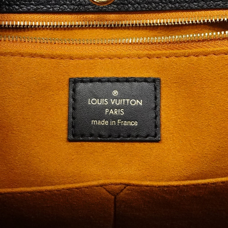【6fc3752】ルイヴィトン トートバッグ モノグラム・アンプラント オンザゴーMM M45595 ノワール 2wayバッグ【中古】レディース