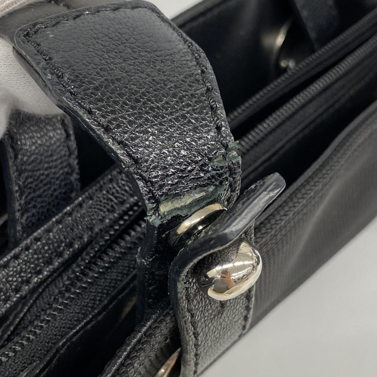 【6fc3757-h】シャネル トートバッグ パリビアリッツ キャンバス ブラック シルバー金具【中古】レディース