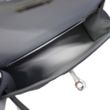 【6fc3760-g】エルメス ハンドバッグ ミニケリー2 シェブルシャムキラ アルジャン シルバー金具 G刻印 2wayバッグ【中古】レディース