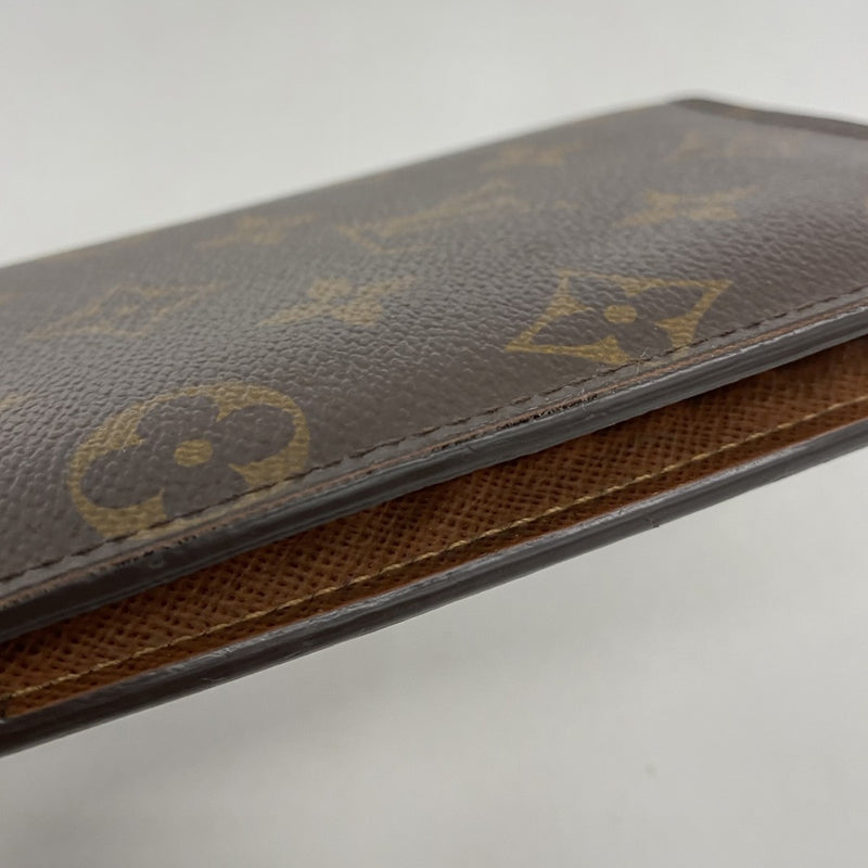 【6fc3771】ルイヴィトン 長財布 モノグラム ポルトフォイユブラザ M66540 ブラウン【中古】メンズ