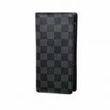 【6fc3797】ルイヴィトン 長財布 ダミエ・グラフィット ポルトフォイユブラザ N62665 ブラック【中古】メンズ