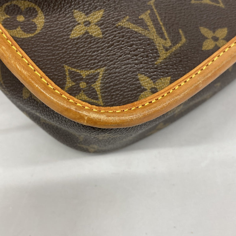 【6fc3813】ルイヴィトン ショルダーバッグ モノグラム ソローニュ M42250 ブラウン【中古】レディース