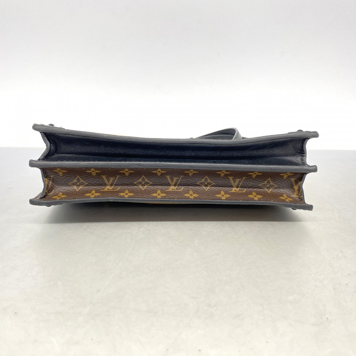 【6fc3823】ルイヴィトン ショルダーバッグ モノグラム・リバース トランククラッチ M43596 ブラウン【中古】レディース
