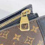 【6fc3823】ルイヴィトン ショルダーバッグ モノグラム・リバース トランククラッチ M43596 ブラウン【中古】レディース