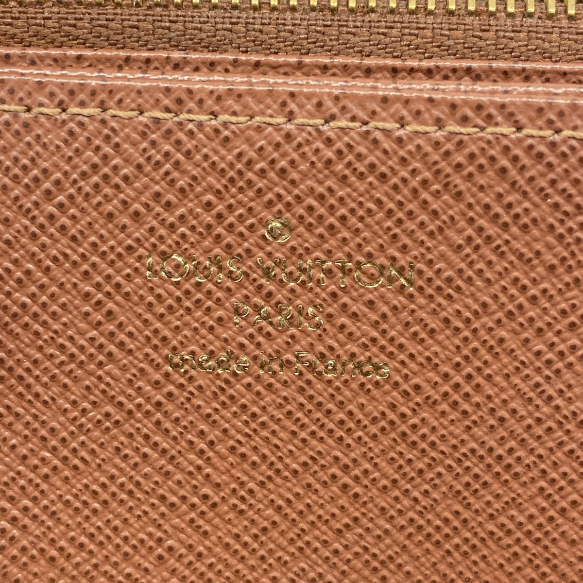 【6fc3862】ルイヴィトン 長財布 モノグラム ジッピーウォレット M42616 ブラウン【中古】レディース