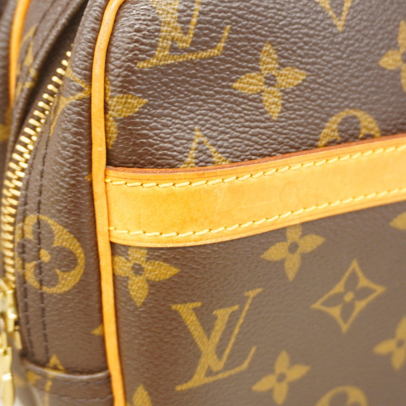 【6fc3869】ルイヴィトン ショルダーバッグ モノグラム リポーターPM M45254 ブラウン【中古】レディース