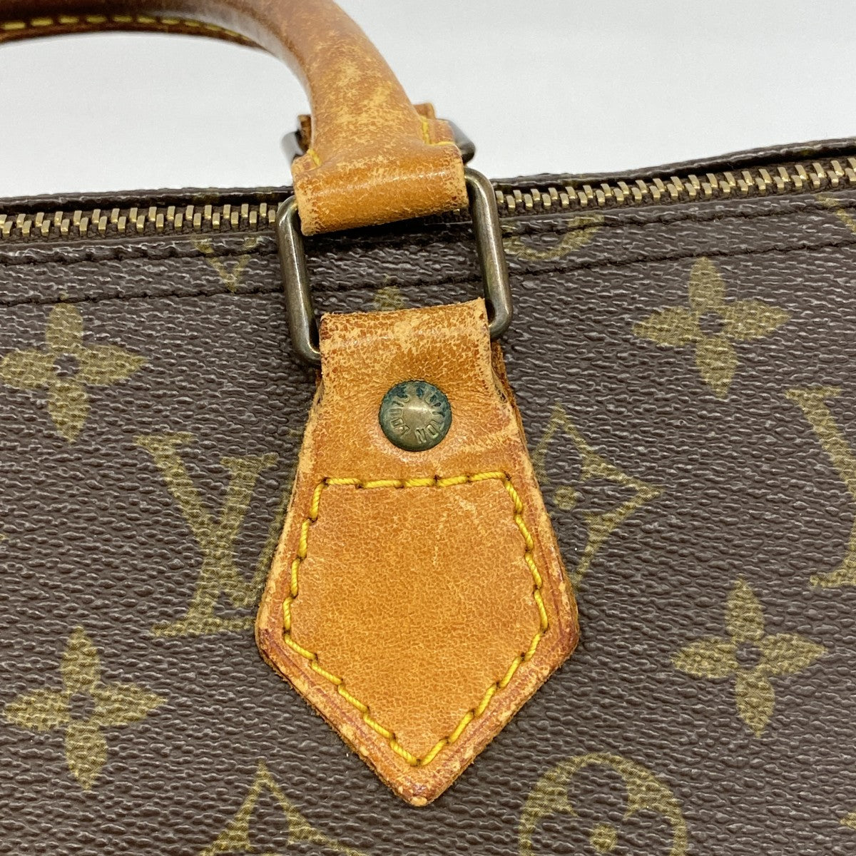 【6fc3879】ルイヴィトン ハンドバッグ モノグラム スピーディ35 M41107 ブラウン【中古】レディース