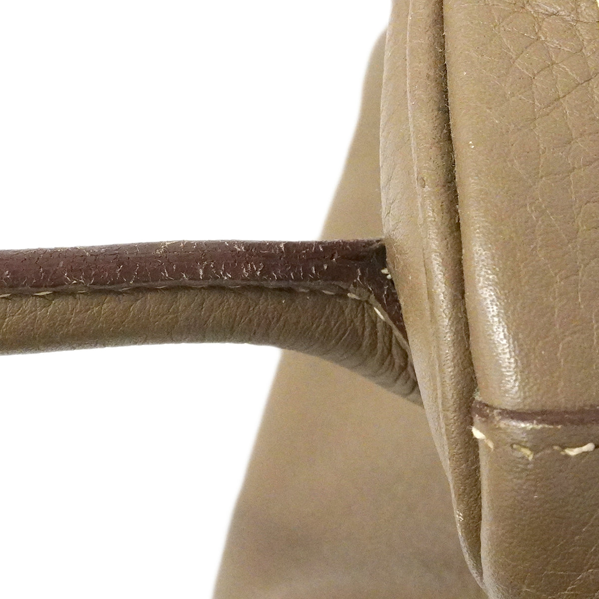 【6fc3892】エルメス ハンドバッグ リンディ34 トリヨンクレマンス エトゥープ シルバー金具 T刻印【中古】レディース
