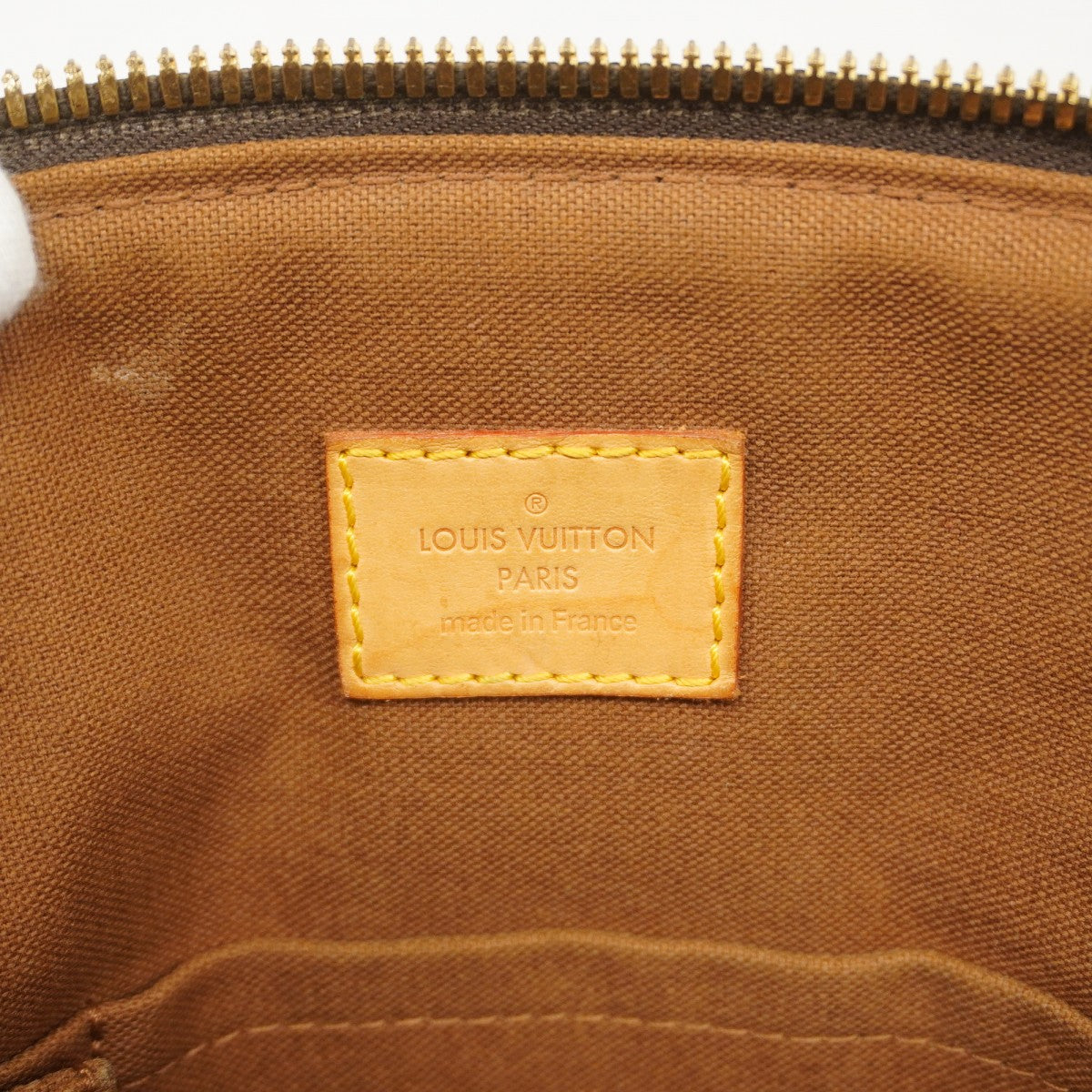 【6fc3909】ルイヴィトン ハンドバッグ モノグラム ティヴォリGM M40144 ブラウン【中古】レディース