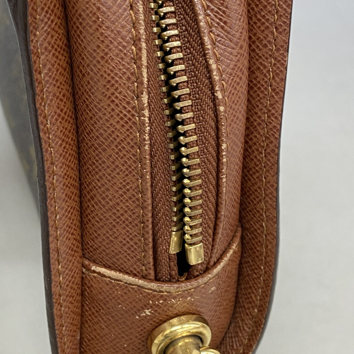 【6fc3919】ルイヴィトン クラッチバッグ モノグラム オルセー M51790 ブラウン【中古】メンズ