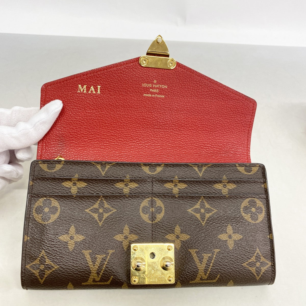 【6fc3921】ルイヴィトン 長財布 モノグラム ポルトフォイユパラス M58414 ブラウン スリーズ【中古】レディース