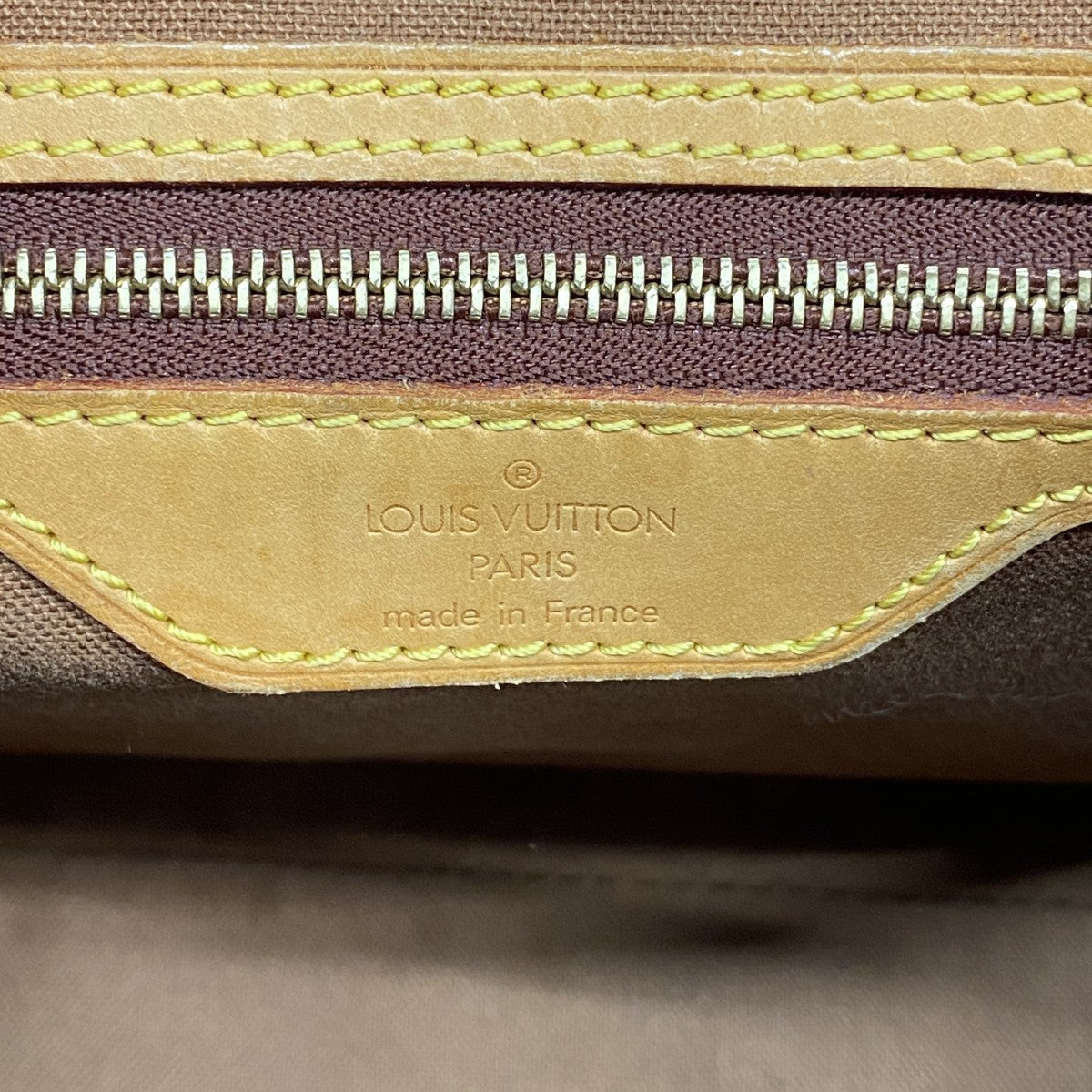 【6fc3966-h】ルイヴィトン トートバッグ モノグラム バティニョールオリゾンタル M51154 ブラウン【中古】レディース