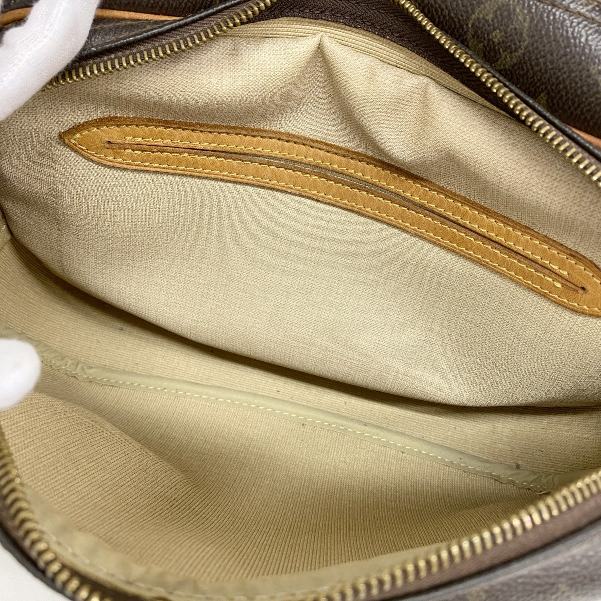 【6fc3987】ルイヴィトン ショルダーバッグ モノグラム リポーターPM M45254 ブラウン【中古】レディース
