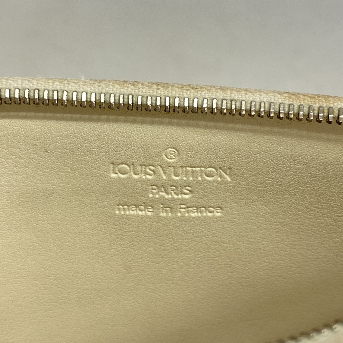 【6fc3991】ルイヴィトン ポーチ ヴェルニ レキシントン M91345 ペルル【中古】レディース