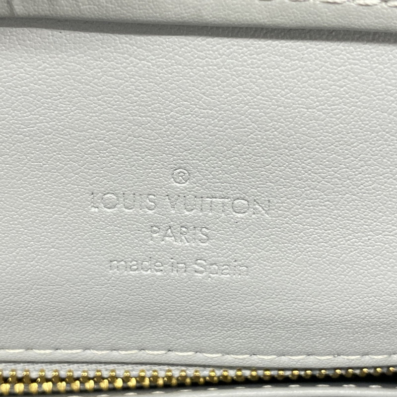 【6fc3997】ルイヴィトン トートバッグ ヴェルニ ヒューストン M91053 グリ【中古】レディース