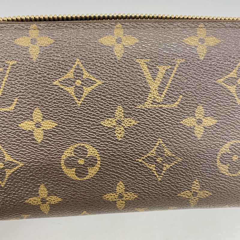 【6fc4002】ルイヴィトン 長財布 モノグラム ジッピーウォレット M42616 ブラウン【中古】メンズ レディース ユニセックス