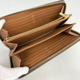【6fc4002】ルイヴィトン 長財布 モノグラム ジッピーウォレット M42616 ブラウン【中古】メンズ レディース ユニセックス
