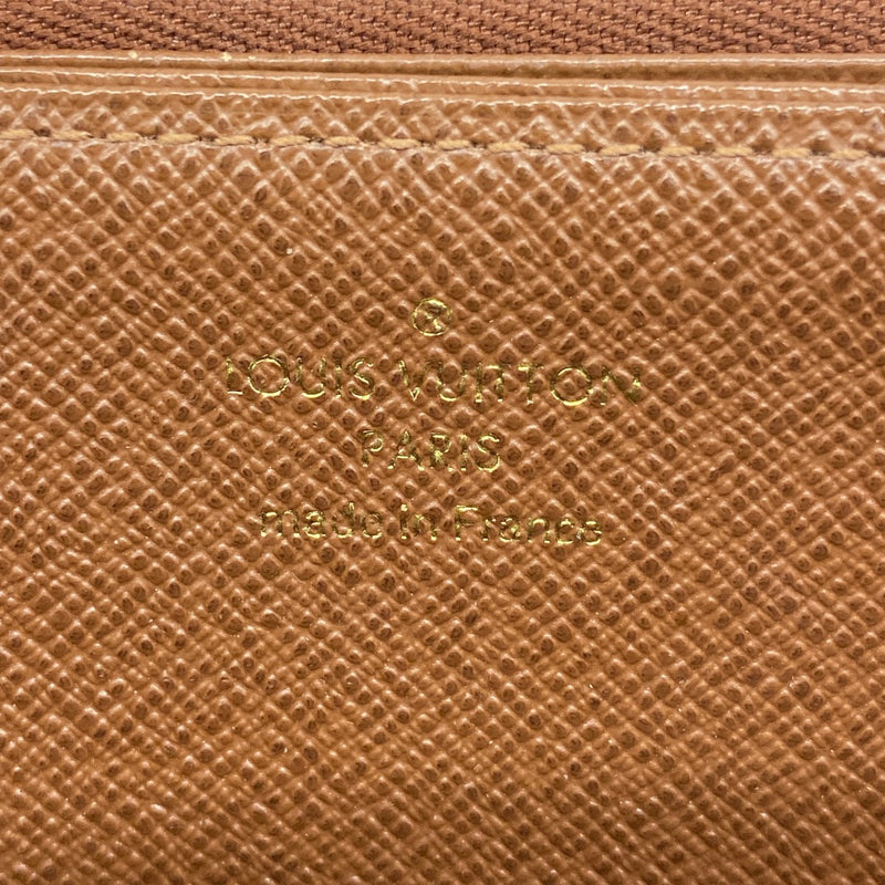 【6fc4002】ルイヴィトン 長財布 モノグラム ジッピーウォレット M42616 ブラウン【中古】メンズ レディース ユニセックス