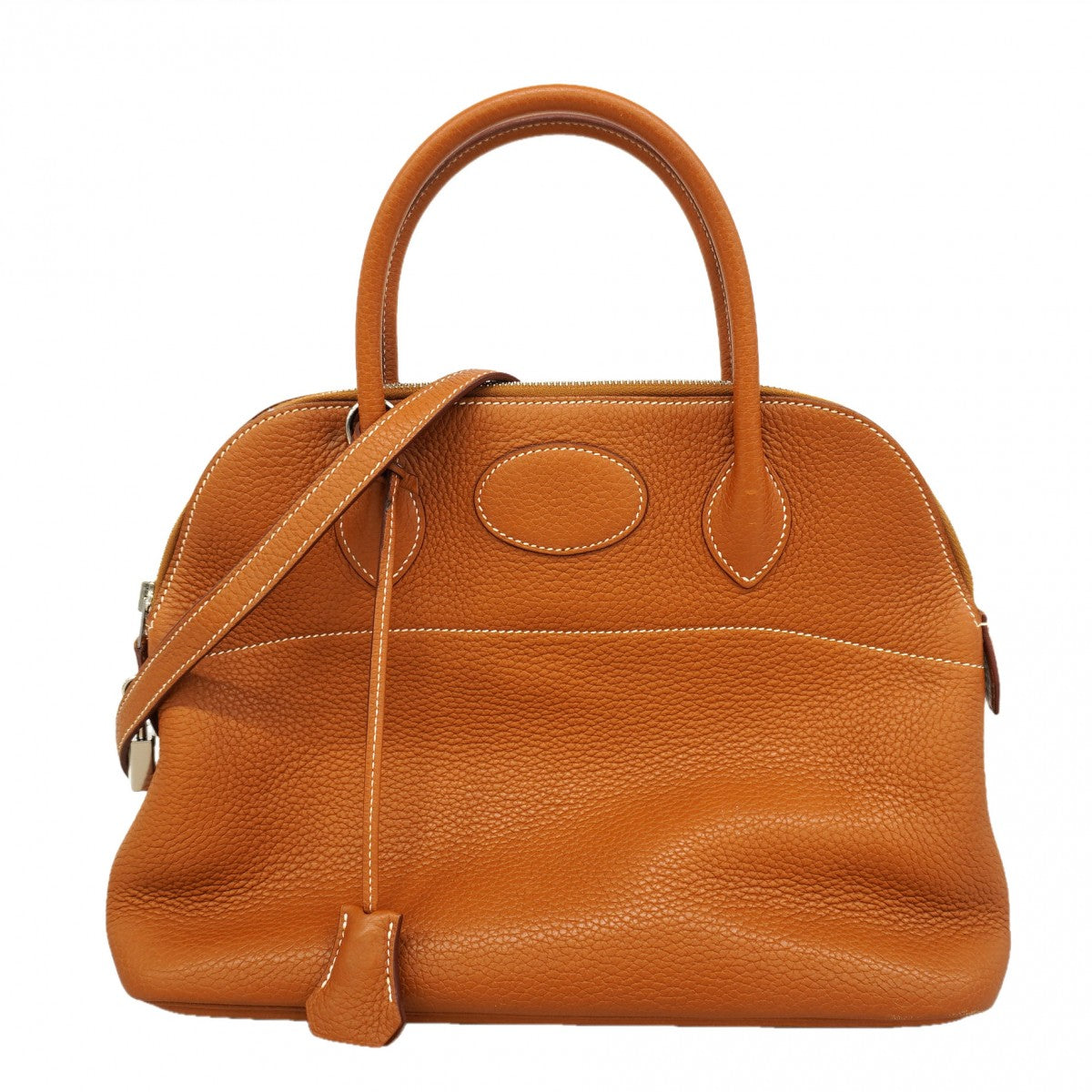 【6fc4010】エルメス ハンドバッグ ボリード31 トリヨンクレマンス ゴールド シルバー金具 T刻印 2wayバッグ【中古】レディース