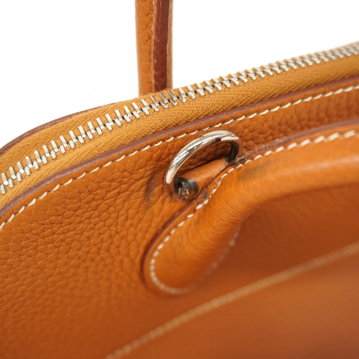 【6fc4010】エルメス ハンドバッグ ボリード31 トリヨンクレマンス ゴールド シルバー金具 T刻印 2wayバッグ【中古】レディース