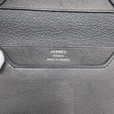 【6fc4017-h】エルメス カードケース RMS エバーカラー ブラック シルバー金具 B刻印【中古】メンズ レディース ユニセックス