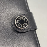 【6fc4017-h】エルメス カードケース RMS エバーカラー ブラック シルバー金具 B刻印【中古】メンズ レディース ユニセックス
