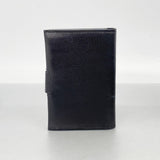 【6fc4017-h】エルメス カードケース RMS エバーカラー ブラック シルバー金具 B刻印【中古】メンズ レディース ユニセックス
