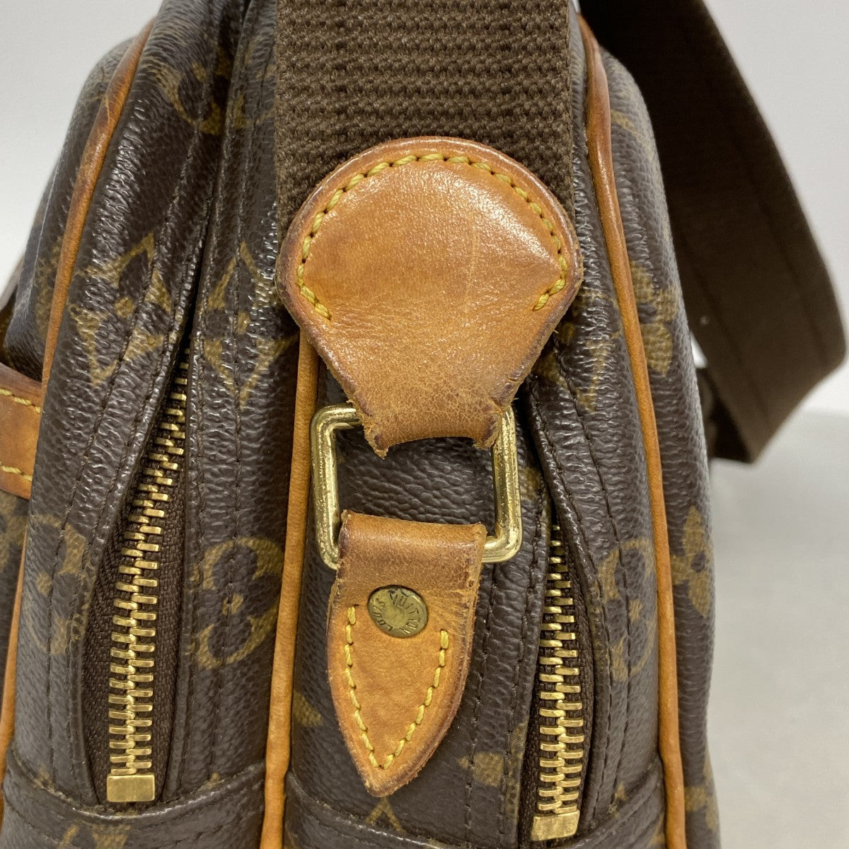 【6fc4024】ルイヴィトン ショルダーバッグ モノグラム リポーターPM M45254 ブラウン【中古】レディース