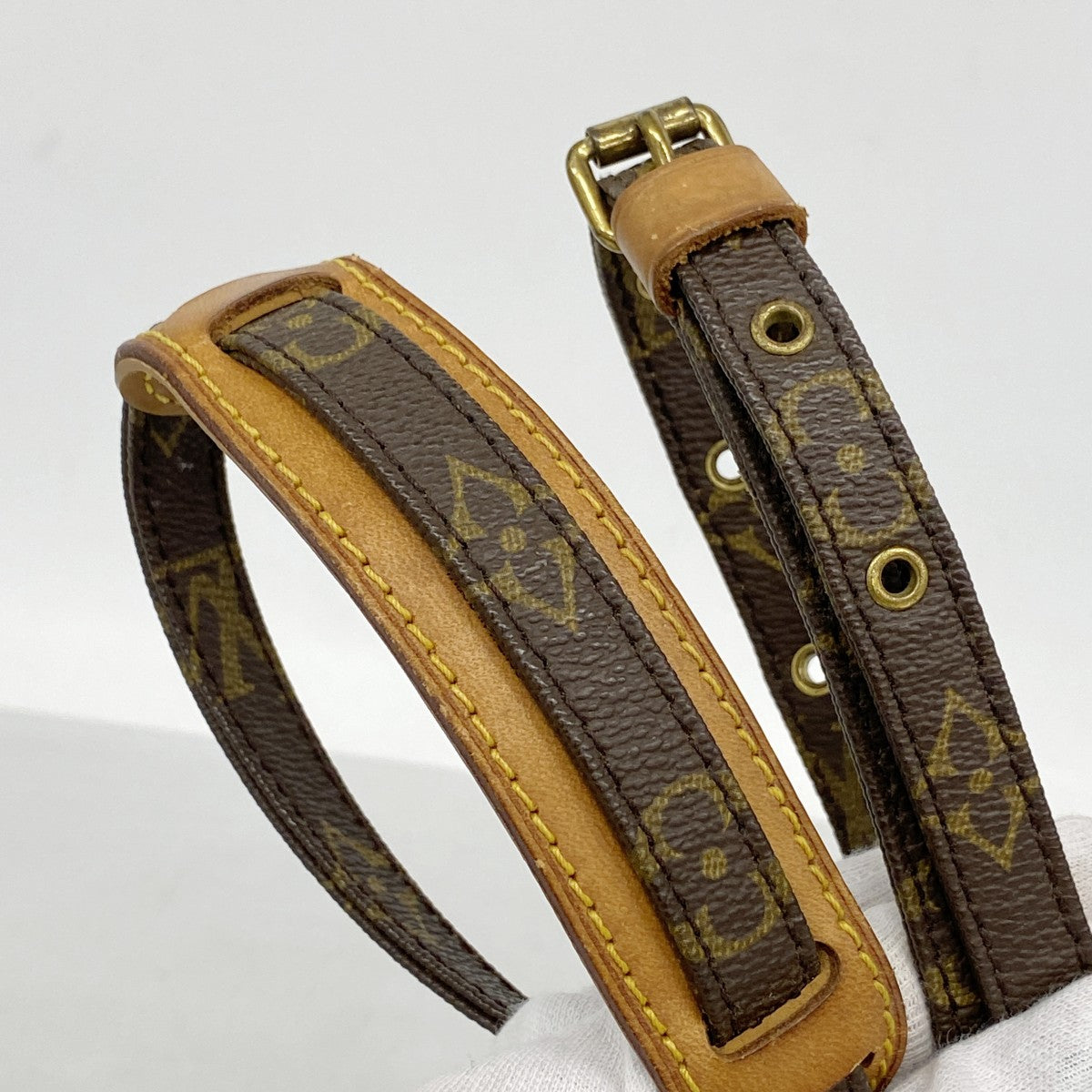 【6fc4040】ルイヴィトン ショルダーバッグ モノグラム マルリーバンドリエール M51828 ブラウン【中古】レディース