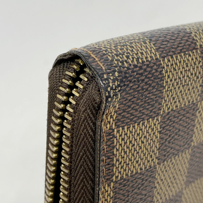 【6fc4043】ルイヴィトン 長財布 ダミエ ジッピーウォレット N60015 エベヌ【中古】メンズ レディース ユニセックス