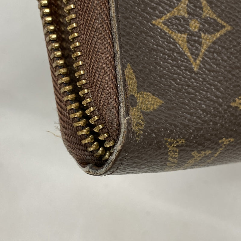 【6fc4044】ルイヴィトン 長財布 モノグラム ジッピーオーガナイザー M60002 ブラウン【中古】メンズ