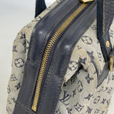【6fc4052】ルイヴィトン ハンドバッグ モノグラム・ミニ ジョセフィーヌPM M92049 ブルー【中古】レディース