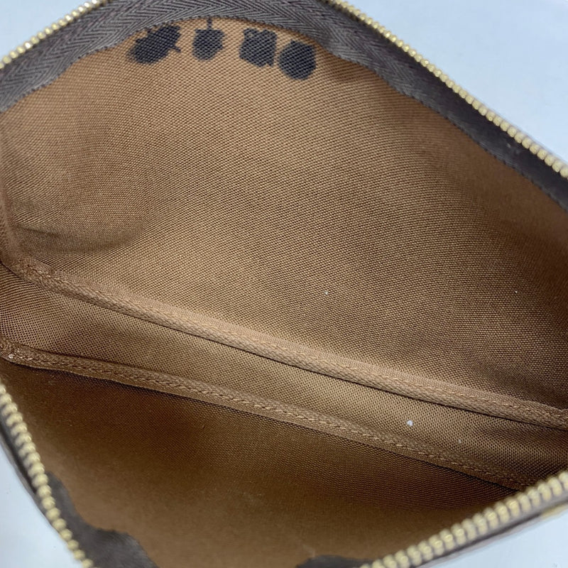 【6fc4053】ルイヴィトン ポーチ モノグラム ポシェットアクセソワール M51980 ブラウン【中古】レディース