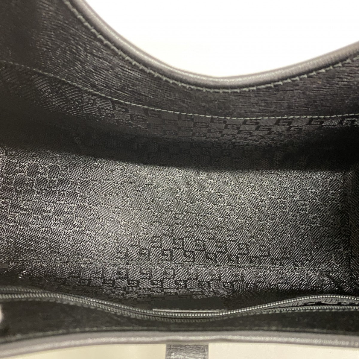 【6fc4056】グッチ ハンドバッグ ジャッキー 002 1067 レザー ブラック ゴールド金具【中古】レディース