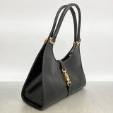 【6fc4056】グッチ ハンドバッグ ジャッキー 002 1067 レザー ブラック ゴールド金具【中古】レディース