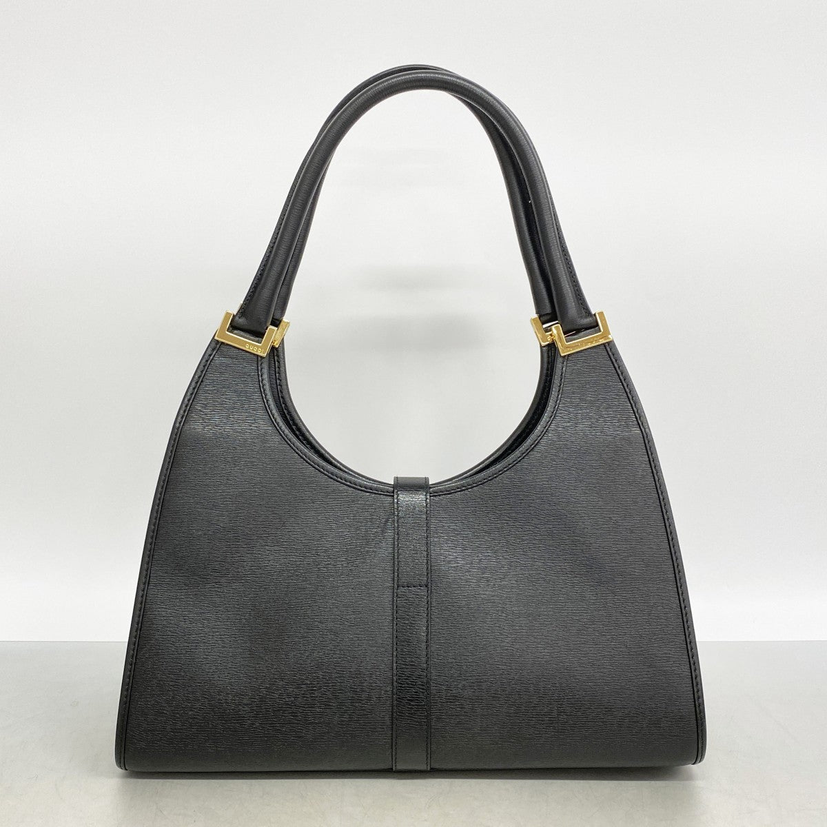 【6fc4056】グッチ ハンドバッグ ジャッキー 002 1067 レザー ブラック ゴールド金具【中古】レディース