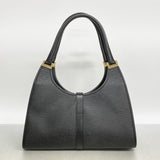 【6fc4056】グッチ ハンドバッグ ジャッキー 002 1067 レザー ブラック ゴールド金具【中古】レディース