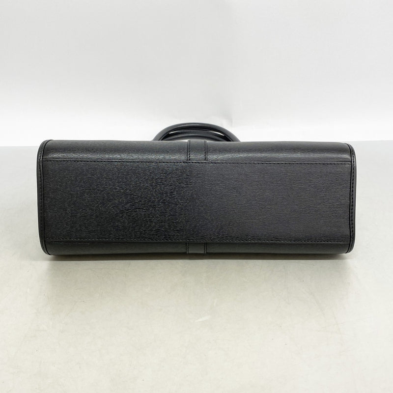 【6fc4056】グッチ ハンドバッグ ジャッキー 002 1067 レザー ブラック ゴールド金具【中古】レディース