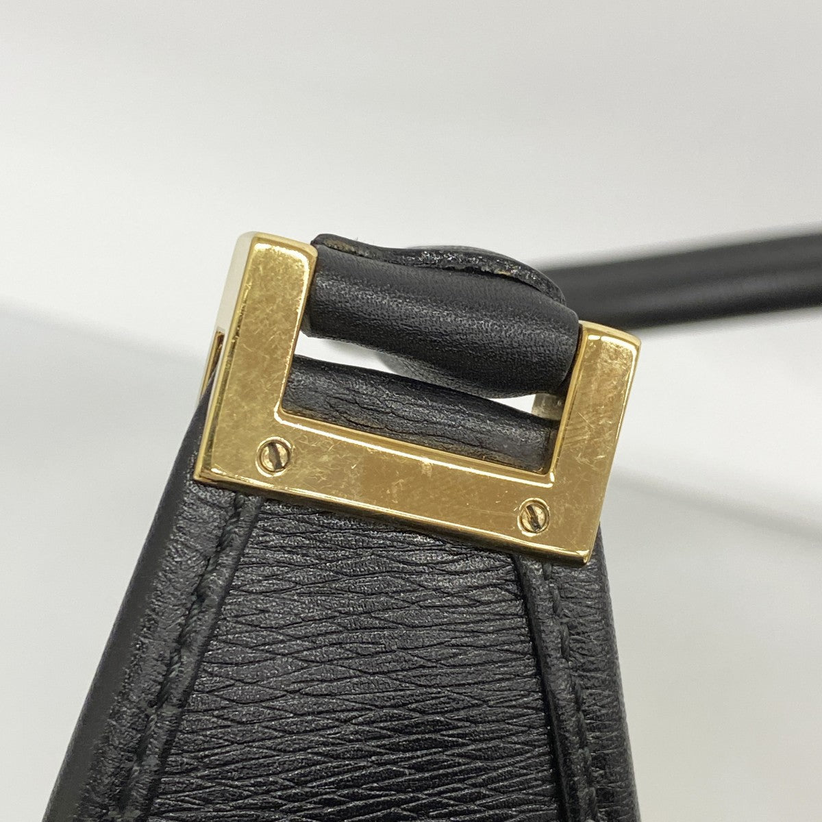 【6fc4056】グッチ ハンドバッグ ジャッキー 002 1067 レザー ブラック ゴールド金具【中古】レディース