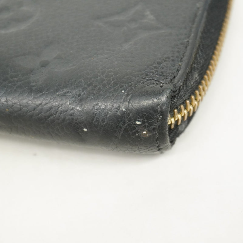 【6fc4063】ルイヴィトン 長財布 モノグラム・アンプラント ジッピーウォレット M60571 ノワール【中古】レディース