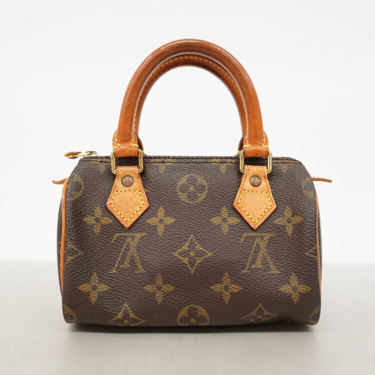 【6fc4072】ルイヴィトン ハンドバッグ モノグラム ミニスピーディ M41534 ブラウン【中古】レディース