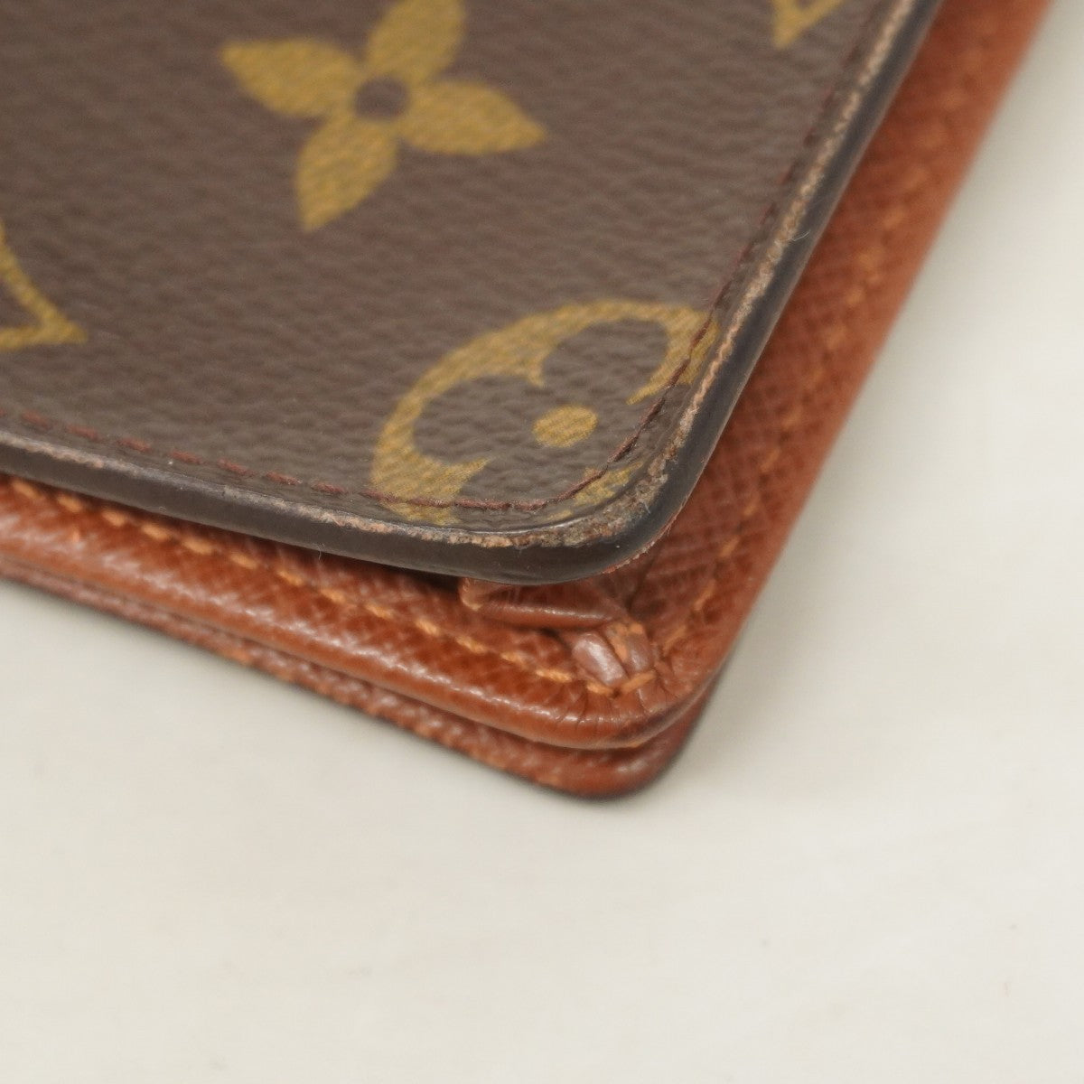 【6fc4074】ルイヴィトン 札入れ モノグラム ポルトカルトクレディ円 M60825 ブラウン【中古】メンズ