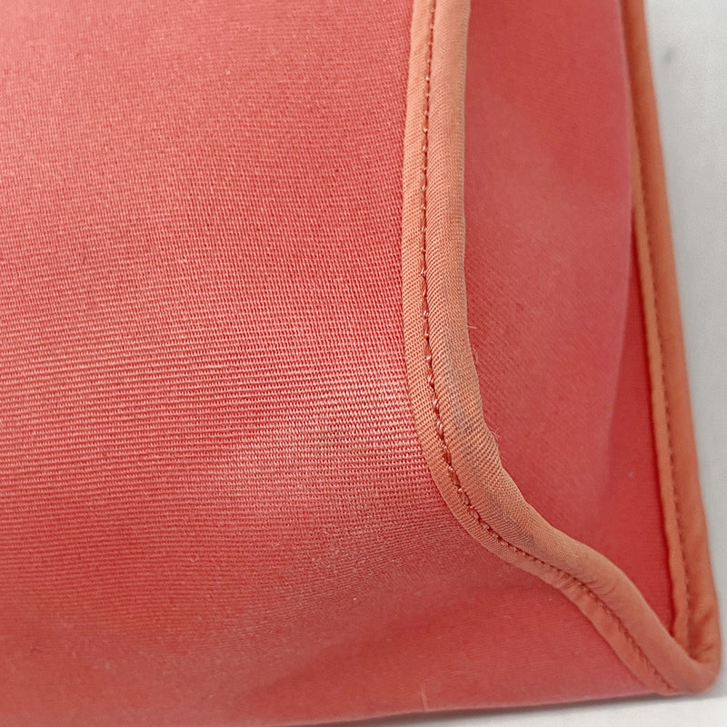 【6fc4091-h】エルメス ハンドバッグ エールバッグジップPM トワルオフィシエ ピンク ナチュラル シルバー金具 D刻印 2wayバッグ【中古】レディース