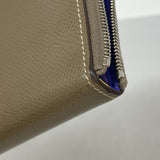 【6fc4092-h】エルメス 長財布 アザップロングシルクイン ヴォーエプソン エトゥープ シルバー金具 C刻印【中古】レディース