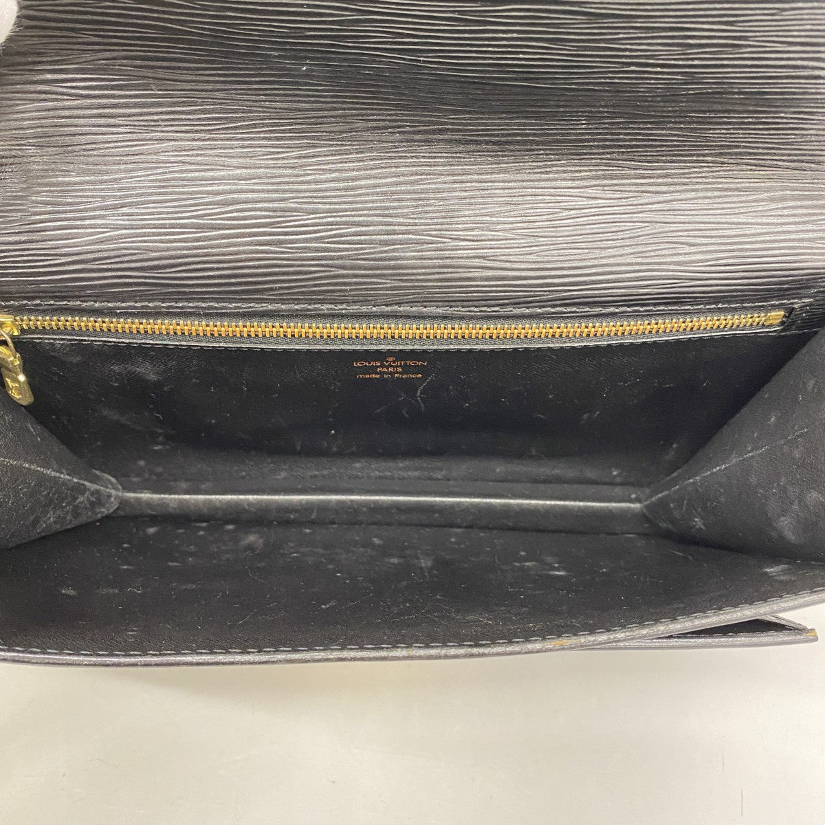 【6fc4099】ルイヴィトン クラッチバッグ エピ セリエドラゴンヌ M52612 ノワール【中古】メンズ